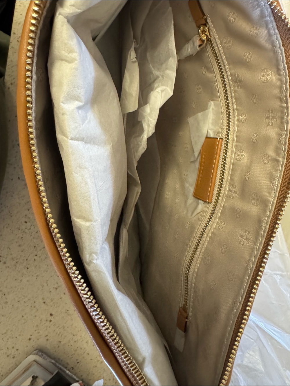 Tory Burch Multicolor Striped Oversized Clutch / Laptop Case - Picture 3 of 5